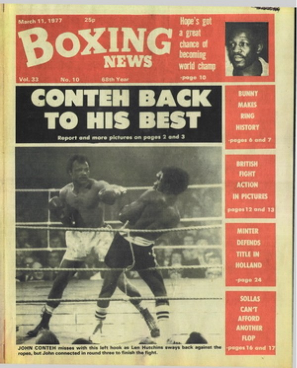 Boxing News magazine  11.3.1977 Download pdf
